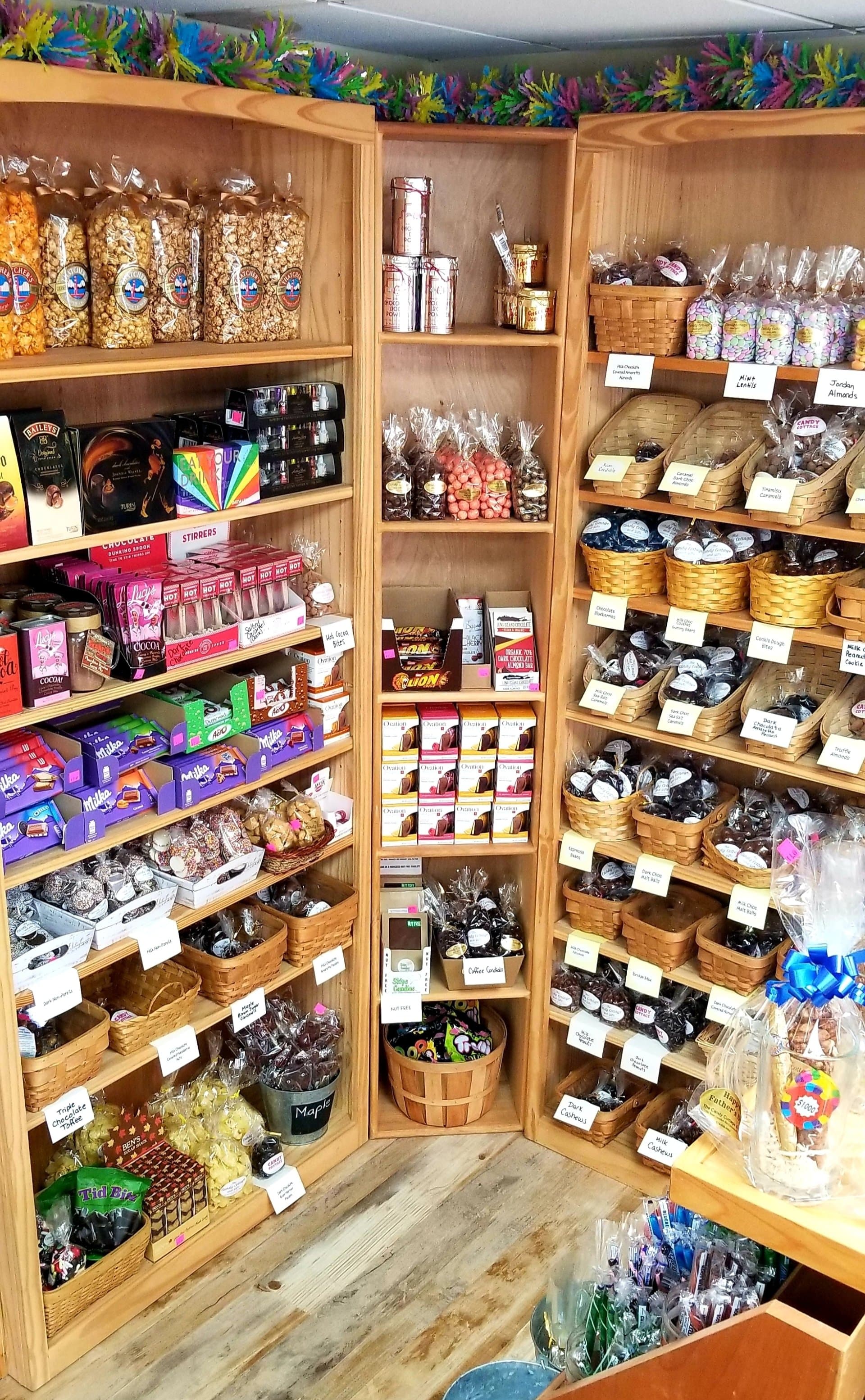 Candy shop interior