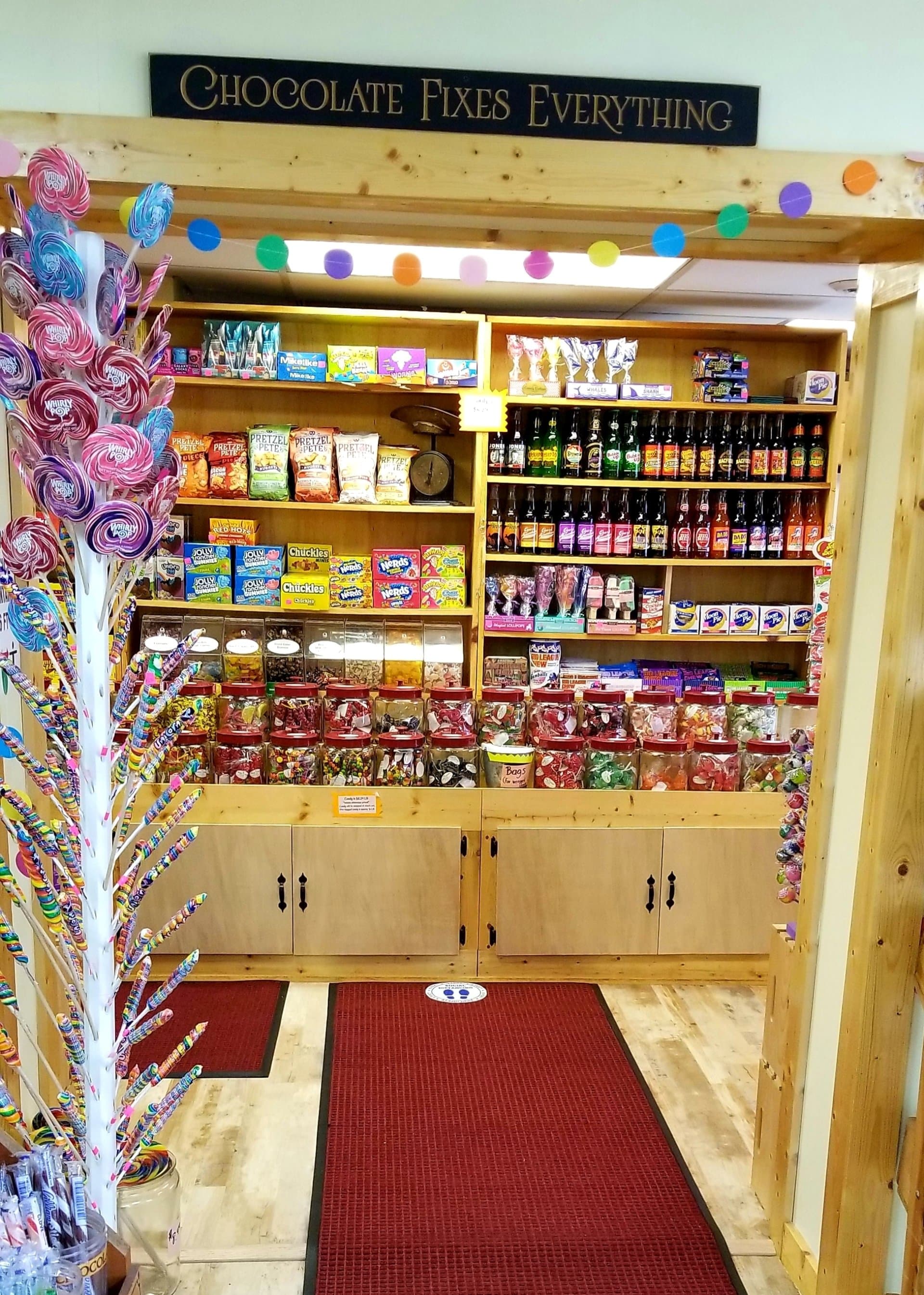 Candy showcase